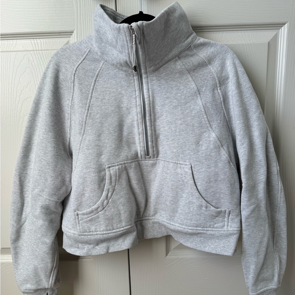 lululemon athletica Gray Half-Zip Sweatshirt